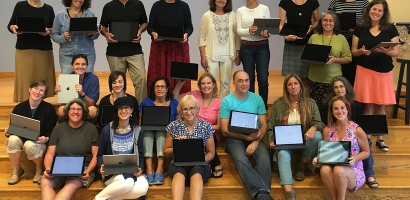 LGA Teachers with iPads