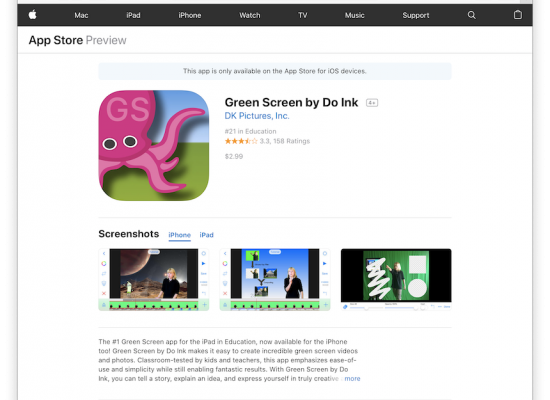 Do Ink Green Screen App